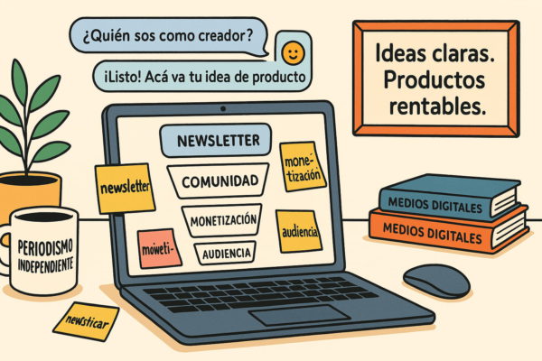 Creador de Productos Digitales para Medios y Periodistas